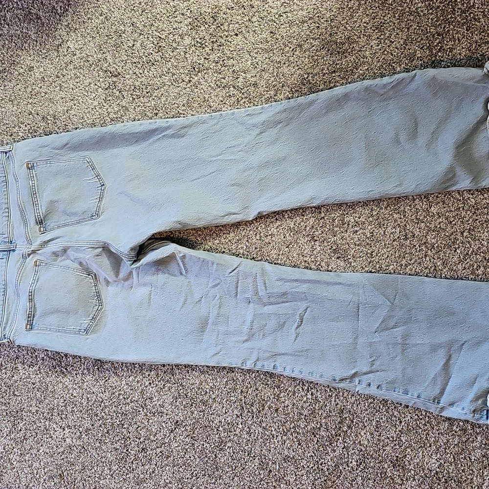 Abercrombie & Fitch Light Wash The Vintage Flare High Rise Jeans Size 33L - Picture 3 of 5